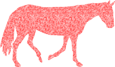 馬のシルエット画像