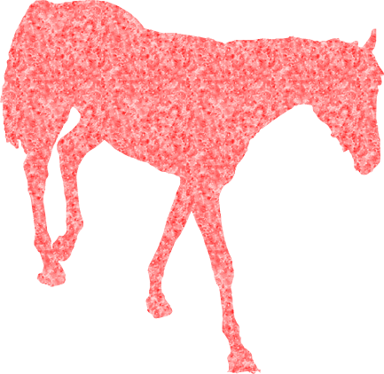 馬のシルエット画像