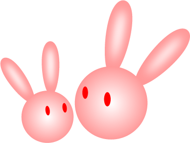 ウサギのイラスト画像