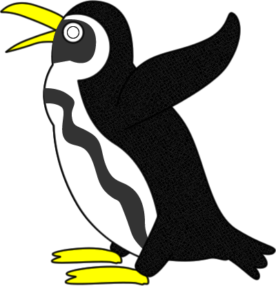 ペンギンのイラスト画像