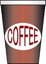 チルドカップコーヒーのイラスト画像