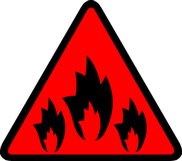 火災危険マーク画像