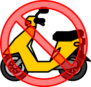 バイク駐輪マーク画像