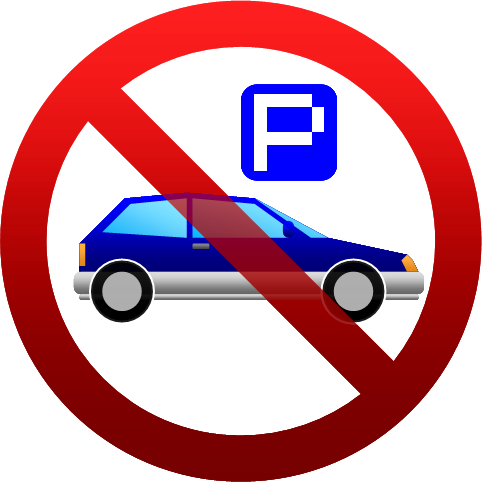 駐車禁止のイラスト画像