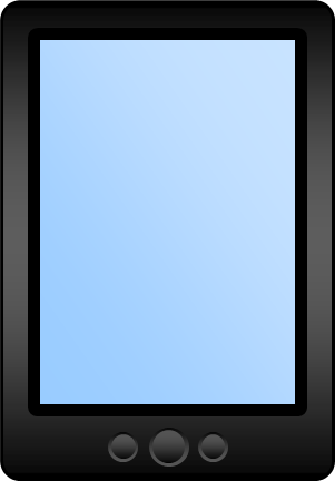 タブレットPCのイラスト画像
