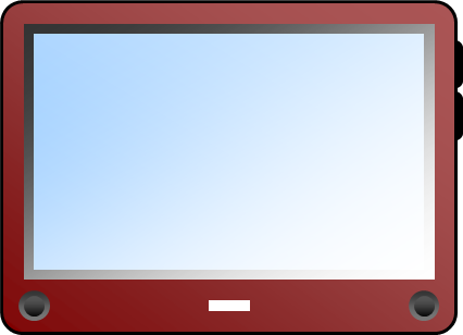 タブレットPCのイラスト画像