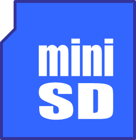 miniSDカードのイラスト画像