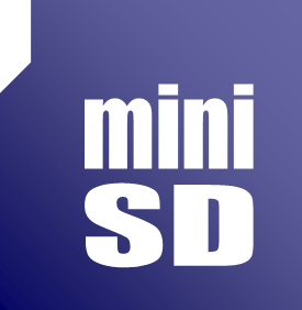 miniSDカードのイラスト画像