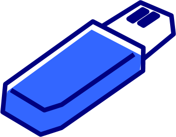 USBメモリのイラスト画像