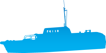 船のシルエット画像