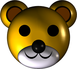 クマの顔のイラスト フリー 無料で使えるイラストカット Com