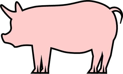 豚の部位のイラスト画像