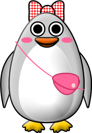 ペンギンのイラスト画像