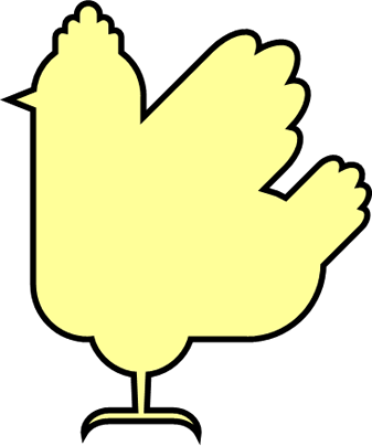 鶏の部位のイラスト画像