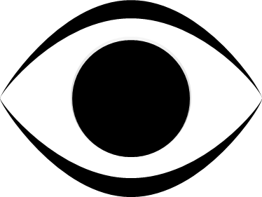 目、目玉のイラスト画像