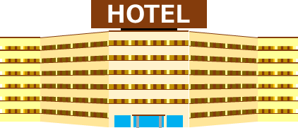 ホテルのイラスト画像