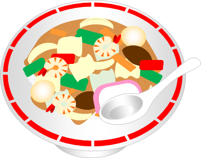 中華丼のイラスト画像