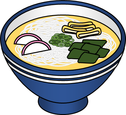 にゅう麺のイラスト画像