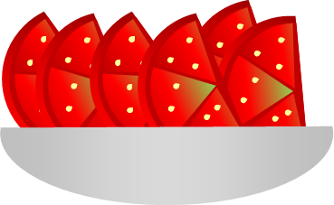 トマトサラダのイラスト画像