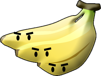 バナナのイラスト画像