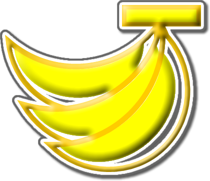バナナのイラスト画像