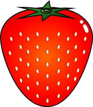 イチゴのイラスト画像