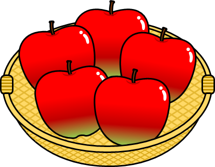 リンゴのイラスト １ フリー 無料で使えるイラストカット Com