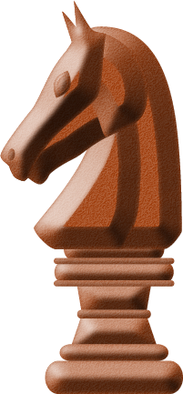 チェス駒のナイトのイラスト画像