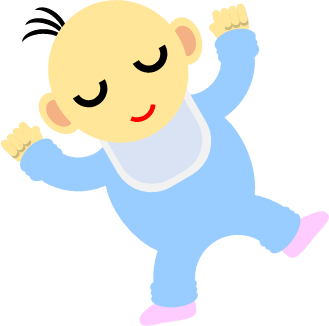 仰向けになっている赤ちゃんのイラスト フリー 無料で使えるイラストカット Com