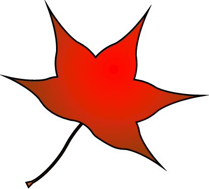 モミジバフウの葉っぱのイラスト画像