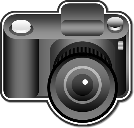 デジタルカメラ 一眼レフカメラのイラスト フリー 無料で使えるイラストカット Com