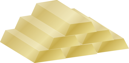 金、ゴールドのイラスト画像
