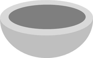 スープ皿のイラスト画像