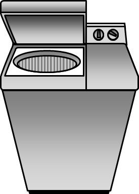 家庭用洗濯機のイラスト フリー 無料で使えるイラストカット Com