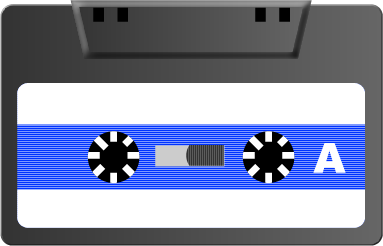 カセットテープのイラスト画像