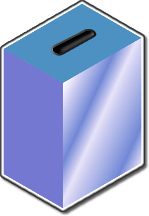 投票箱のイラスト画像