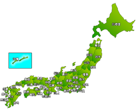 日本地図のイラスト フリー 無料で使えるイラストカット Com