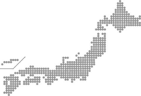 日本地図のイラスト画像