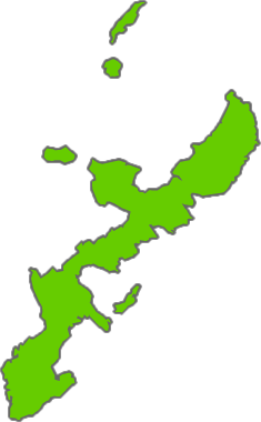 沖縄県の地図のイラスト画像