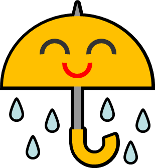 雨のマーク画像
