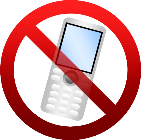 携帯禁止 通話禁止のイラスト画像
