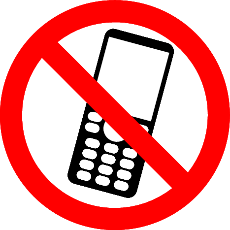 携帯禁止 通話禁止のイラスト画像
