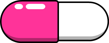 ピンク色のカプセル剤のイラスト フリー 無料で使えるイラストカット Com
