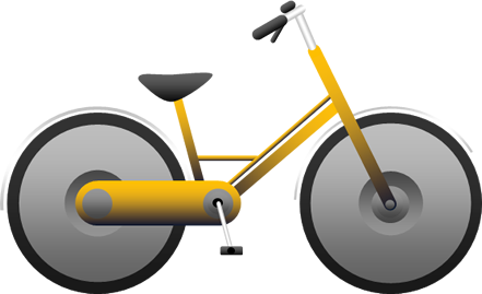 自転車のイラスト画像
