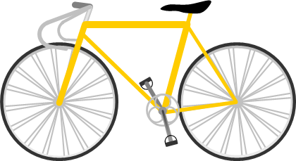 競輪 競輪用自転車のイラスト フリー 無料で使えるイラストカット Com