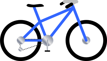 自転車のイラスト画像