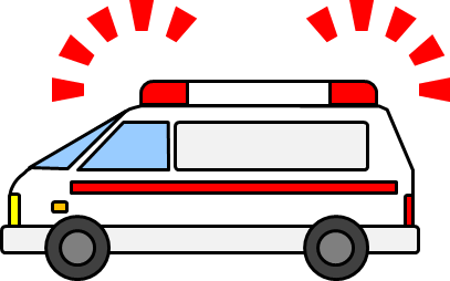 救急車のイラスト画像