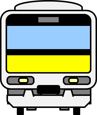 通勤電車 普通電車のイラスト フリー 無料で使えるイラストカット Com