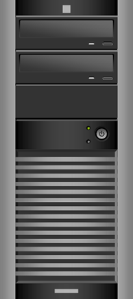 PCサーバーのイラスト画像