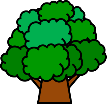 樹木のイラスト画像